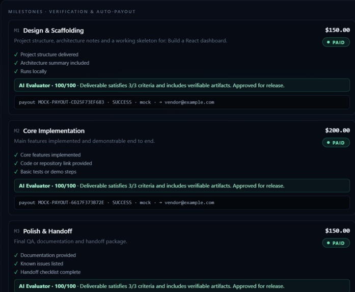 AgentEscrow – screenshot 5