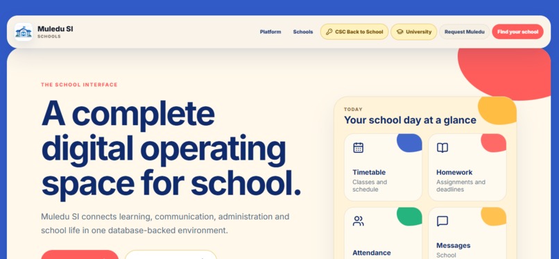 Muledu School Interface – screenshot 4