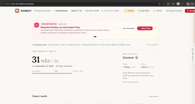 MOMent – screenshot 1