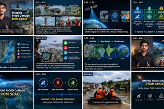 Mapping Flood Damage from Space