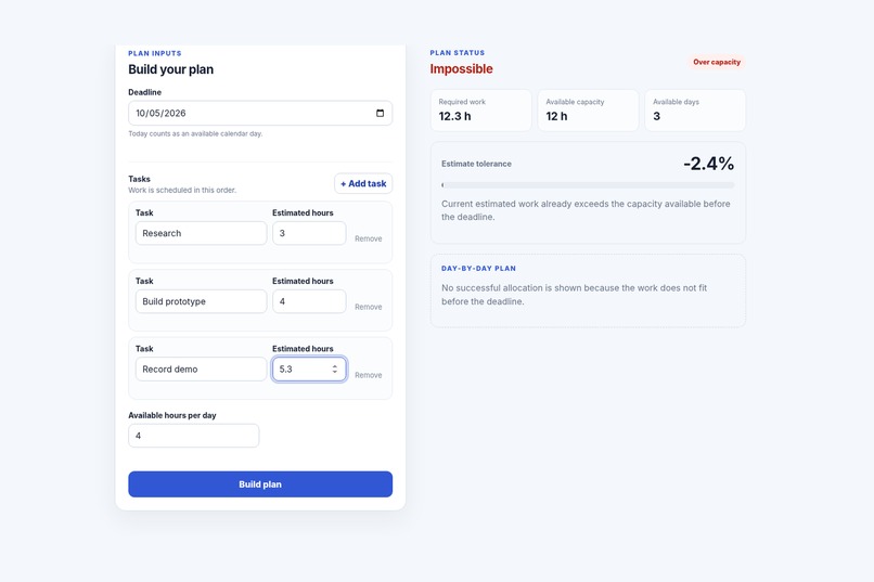 DeadlineFit – screenshot 3