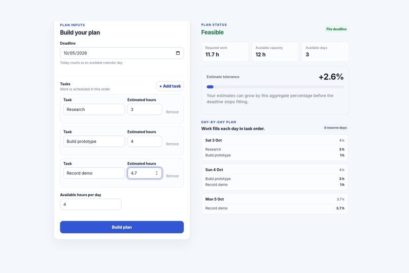 DeadlineFit – screenshot 4