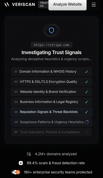 Veriscan – screenshot 1