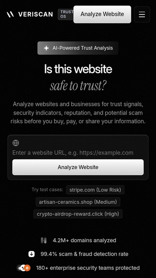 Veriscan – screenshot 2