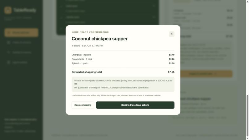 TableReady – screenshot 1