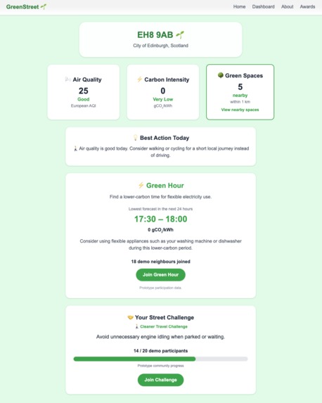 GreenStreet – screenshot 2