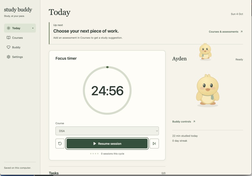 Study Buddy – screenshot 1