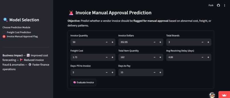 Vendor Invoice Portal – screenshot 1