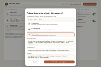 Signal Brief for Alexa+