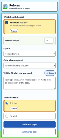 Reform – screenshot 2