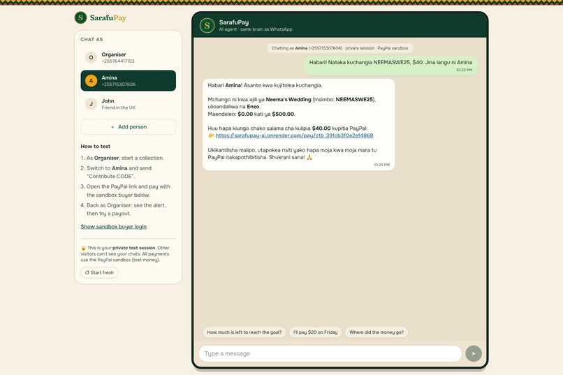 SarafuPay – screenshot 3