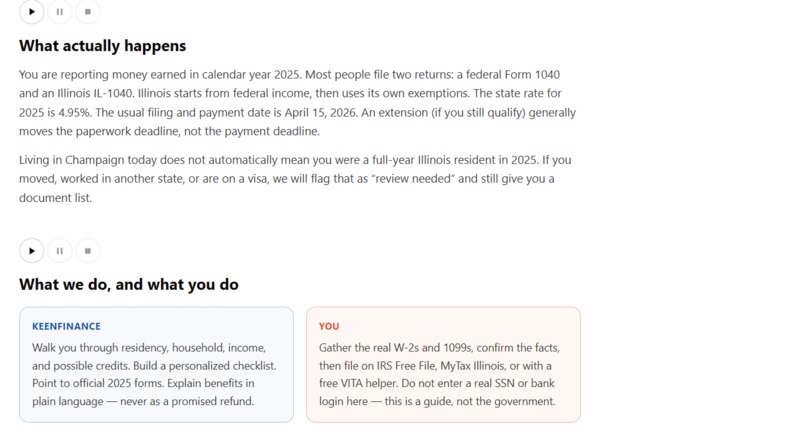 Keen Finance, Group #20, Hello Worlders – screenshot 3