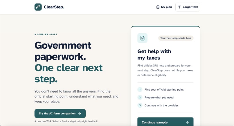 ClearStep – screenshot 1