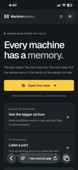 Machine Memory – screenshot 1