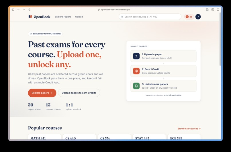 OpenBook – screenshot 1