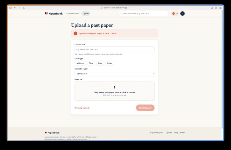 OpenBook – screenshot 2