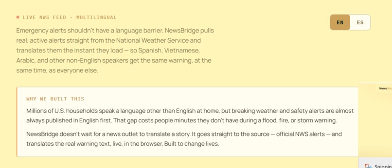 NewsBridge – screenshot 1
