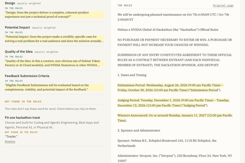 Ruleproof – screenshot 3