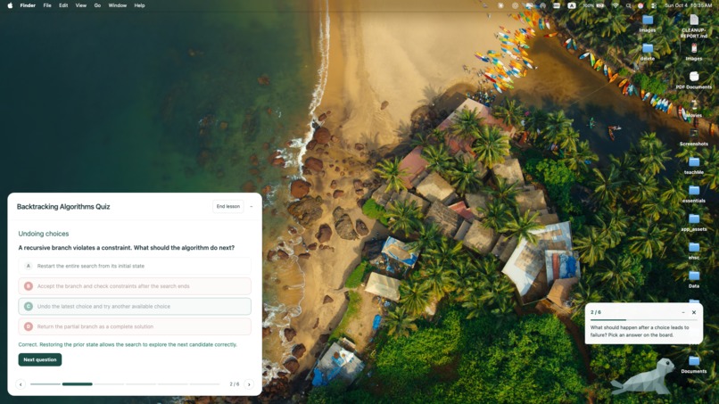 TeachMe – screenshot 3