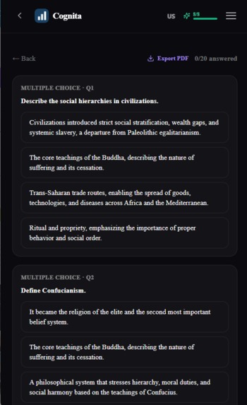Cognita Study – screenshot 2