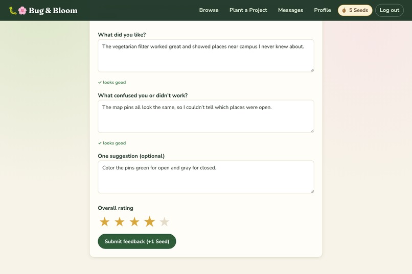 Bug & Bloom – screenshot 5