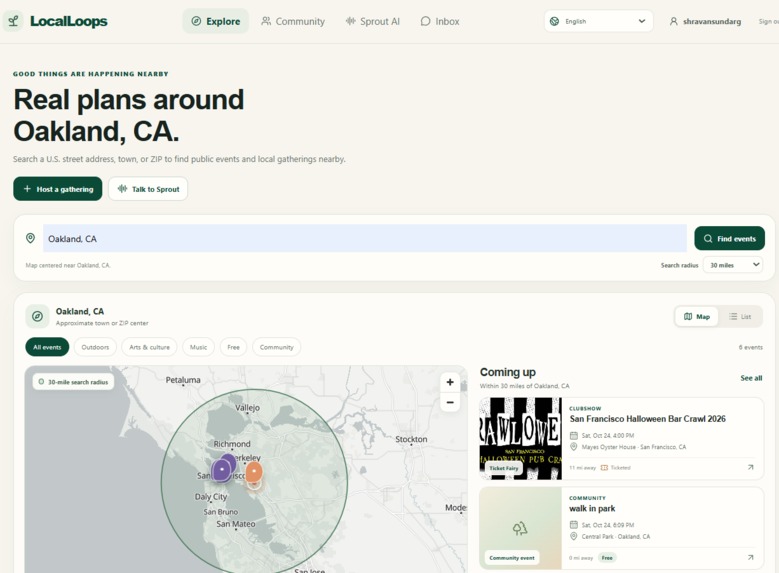 LocalLoops – screenshot 1
