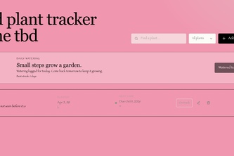 Plant Tracker