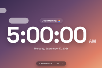 Digital Clock Screensaver