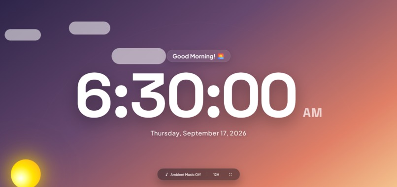 Digital Clock Screensaver – screenshot 5