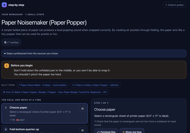 Step By Step – screenshot 1