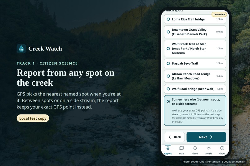 Creek Watch – screenshot 2