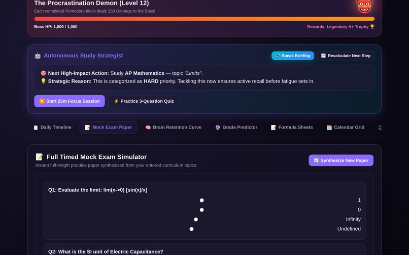 PadhaiPlan 2.0 — Smart Exam Study Planner – screenshot 5