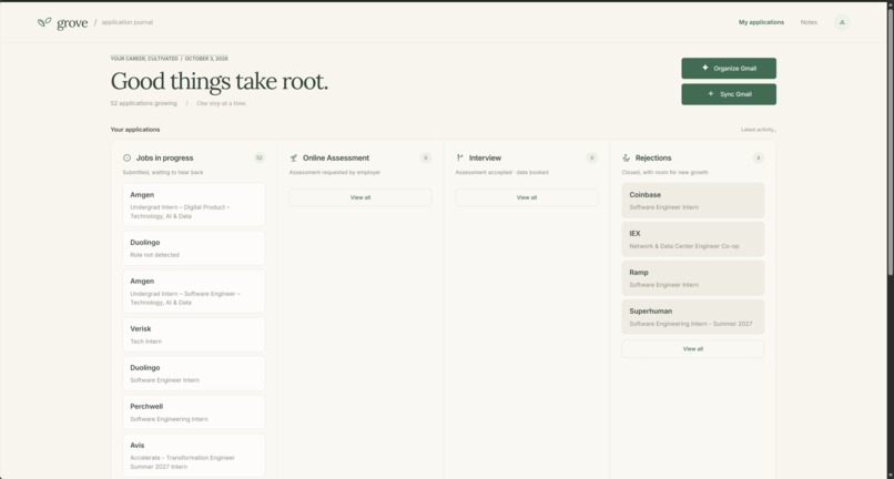 GroveMail – screenshot 2