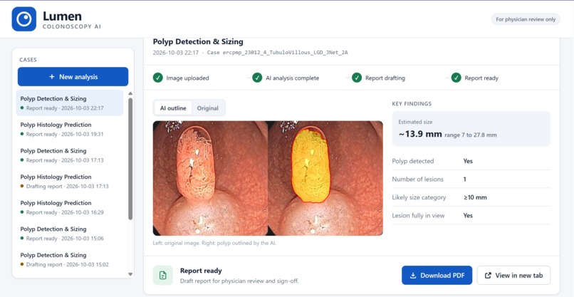 Lumen Colonoscopy AI – screenshot 1