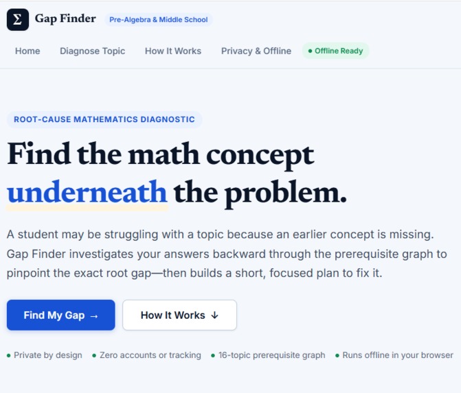 Gap Finder — Find the Math Gap Behind the Problem – screenshot 10