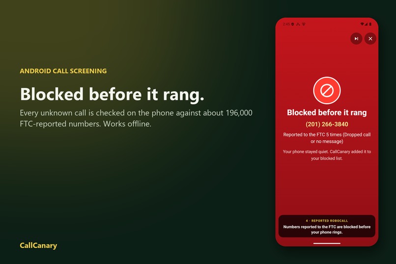 callcanary – screenshot 1
