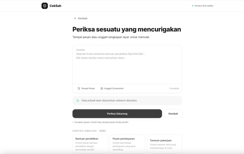 CekSah — Saring Sebelum Percaya – screenshot 2