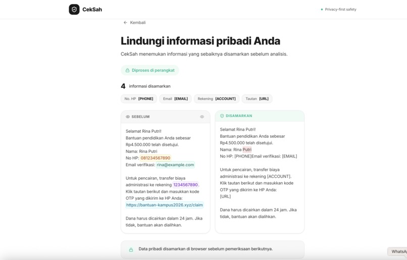 CekSah — Saring Sebelum Percaya – screenshot 3