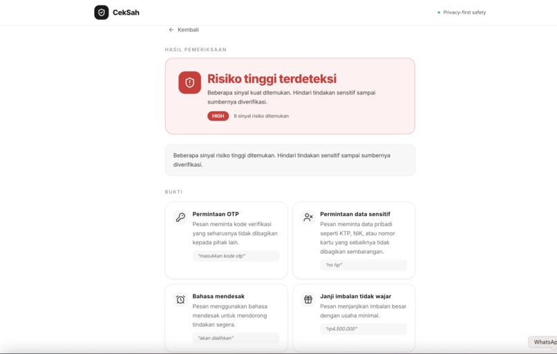 CekSah — Saring Sebelum Percaya – screenshot 4