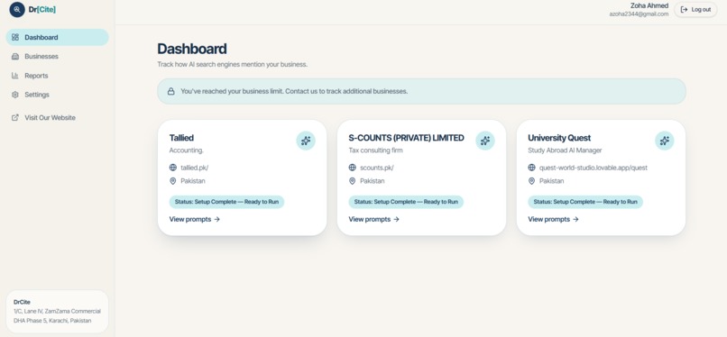 Dr-cite – screenshot 3