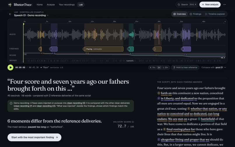 RhetorTrace – screenshot 3