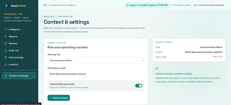 AquaSentinel: One Health Water Intelligence – screenshot 7
