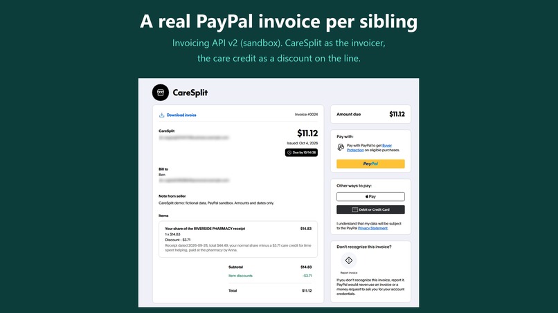 CareSplit – screenshot 4