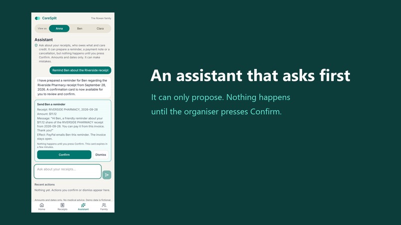 CareSplit – screenshot 5