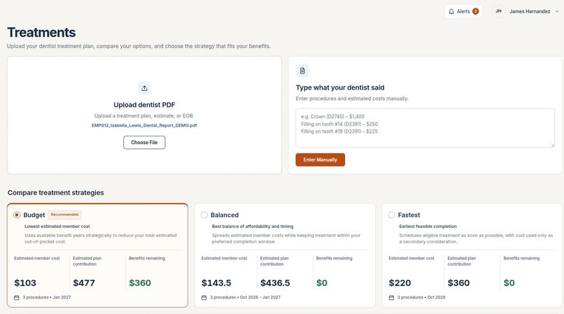 BenefitPilot – screenshot 2