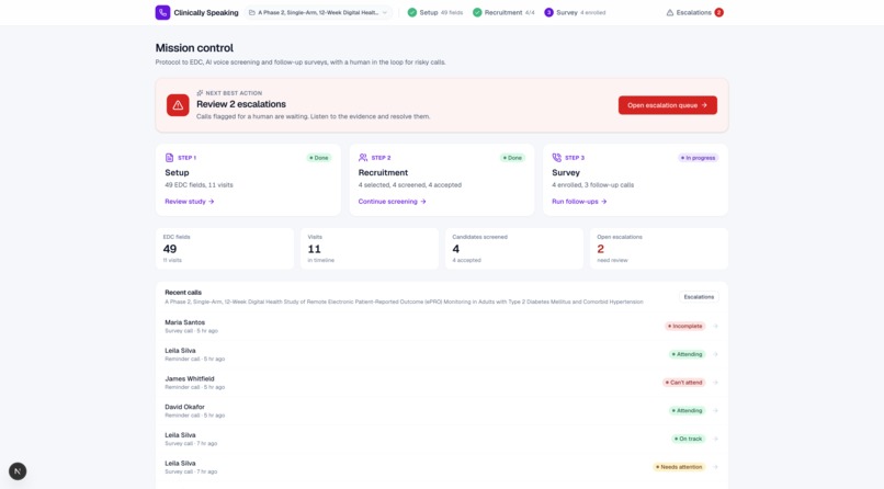 Clinically Speaking – screenshot 1