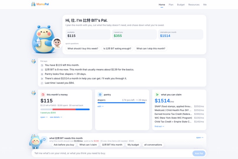 MamaPal – screenshot 1