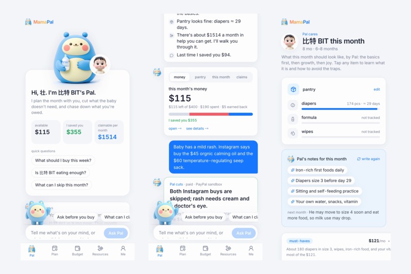 MamaPal – screenshot 2