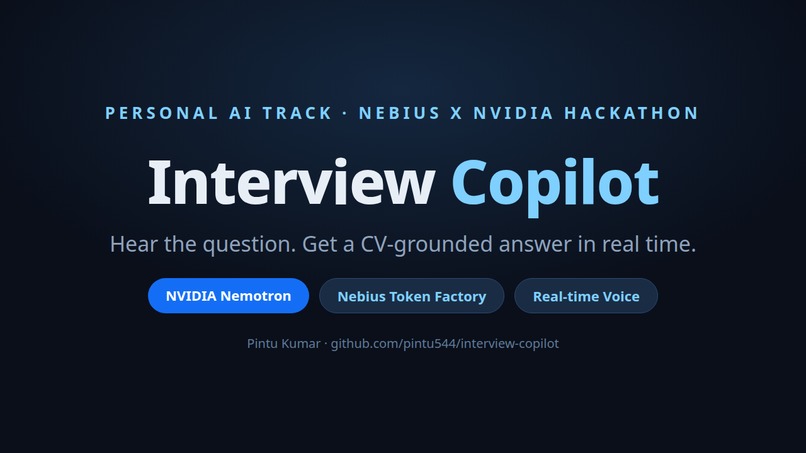 Interview Copilot – screenshot 1