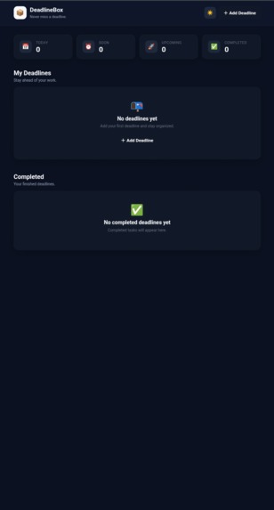 Deadlinebox  – screenshot 2